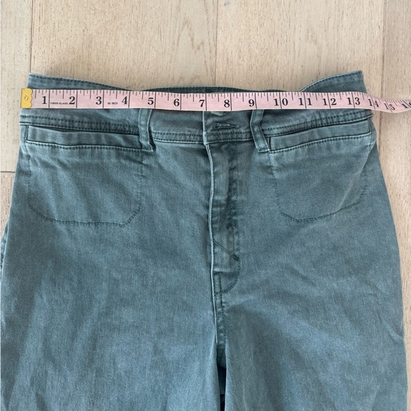 Anthropologie unpublished Gemma Wide-leg Mod Sailor Pants seawater Size 28 - Picture 8 of 12